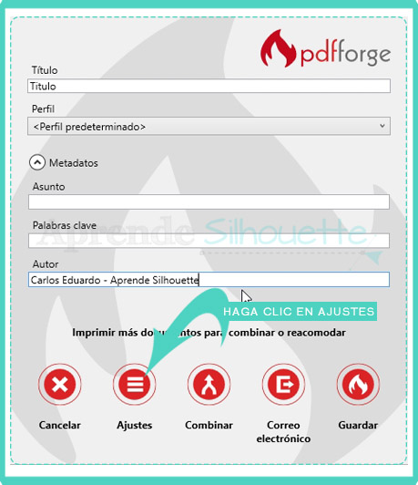 Configurar una impresora PDF