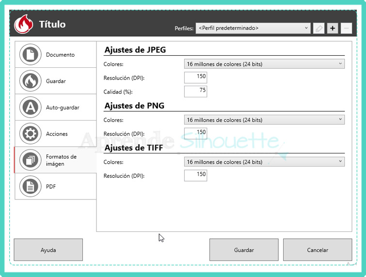 Ajuste de Imagen - Impresora PDF