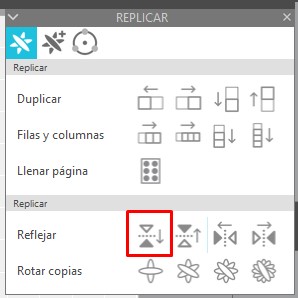 Panel replicar silhouette