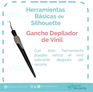 Gancho depilador de vinil