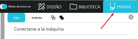 Panel enviar Silhouette