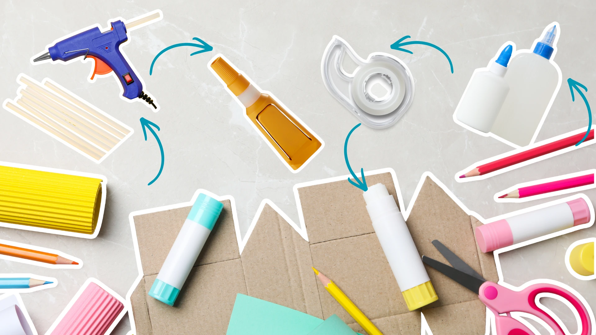 Tipos de Pegamento para Papelería Creativa Guía Completa